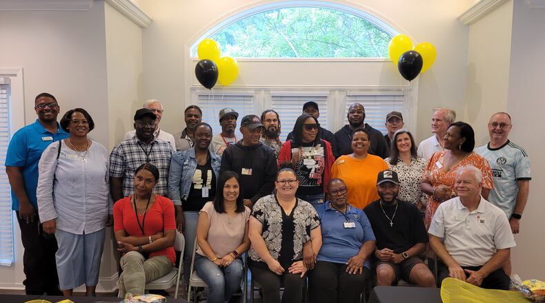 The Peachtree Station Homeowners Association treated the neighborhood bus drivers to lunch as show of appreciation. Courtesy photo.