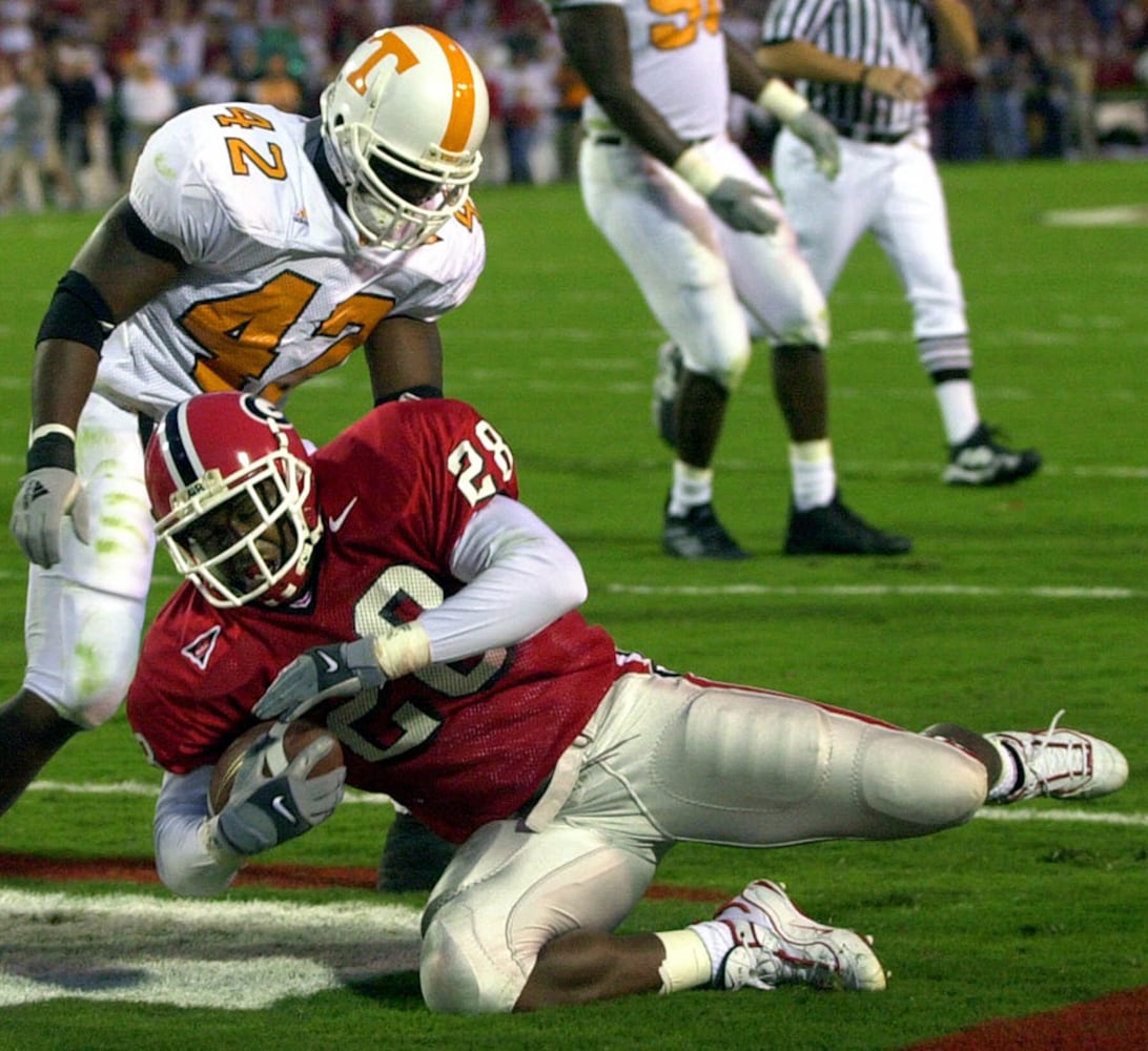 Georgia running back from 1998-2001