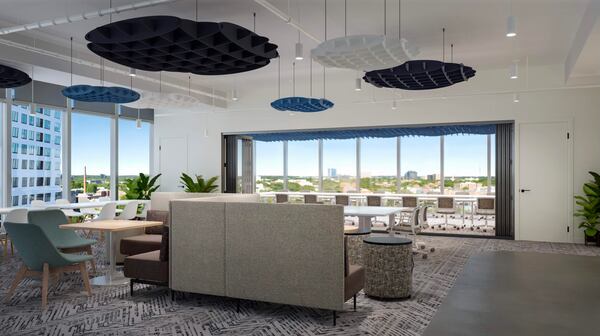 Tractian space in Coda, seen in this rendering will be about three times larger than its currect space. (Courtesy of Tractian)