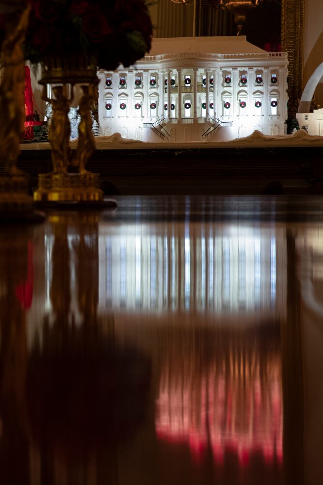 Photos: Melania Trump unveils 'Spirit of America' White House Christmas decor