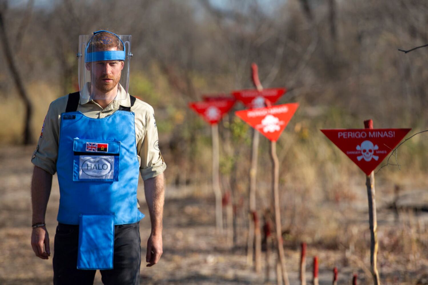 Photos: Prince Harry follows in Princess Diana's footsteps to rid world of landmines