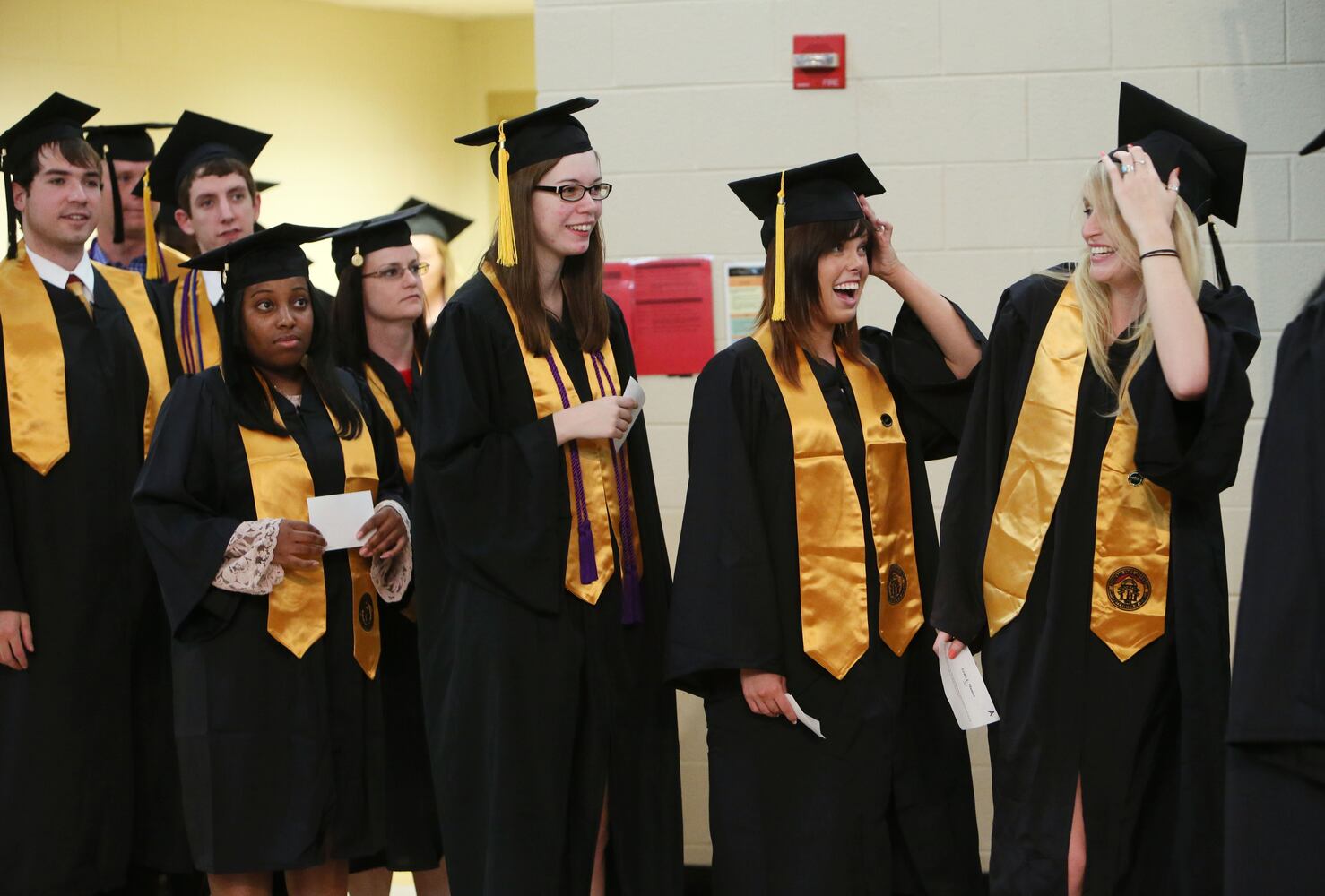 More than 2,400 graduate and undergraduate students participated in the spring commencement ceremonies on May 15, 2013.