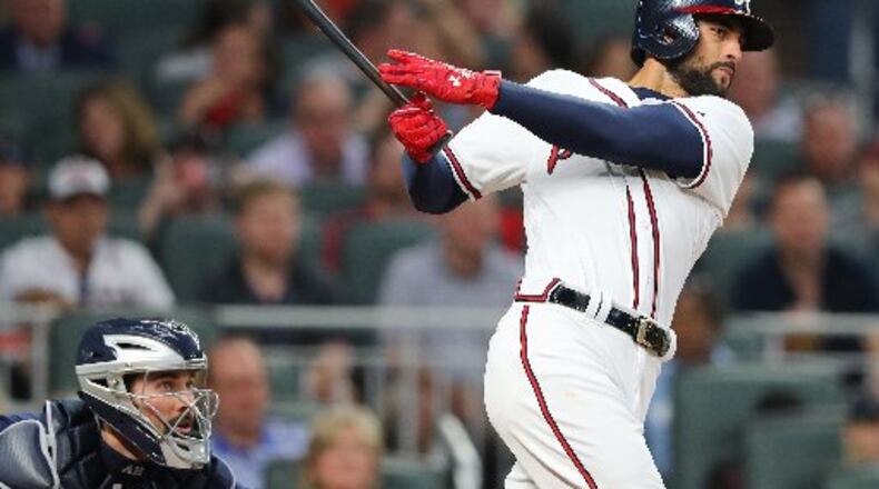 Nick Markakis is likely to keep producing like he is now but not many of his teammates are. (Curtis Compton/ccompton@ajc.com)