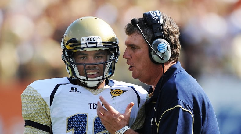 Former Georgia Tech quarterback Tevin Washington has started in his new position as offensive grad assistant at Tech. (AJC file photo by Johnny Crawford)