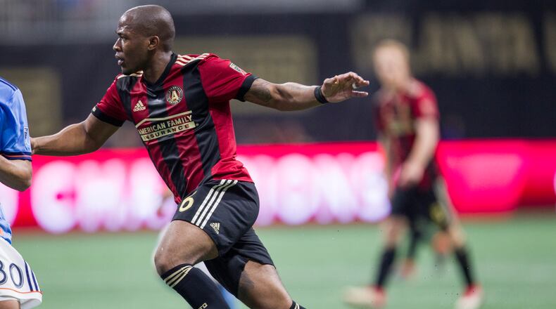 Midfielder Darlington Nagbe is in his first season with Atlanta United.