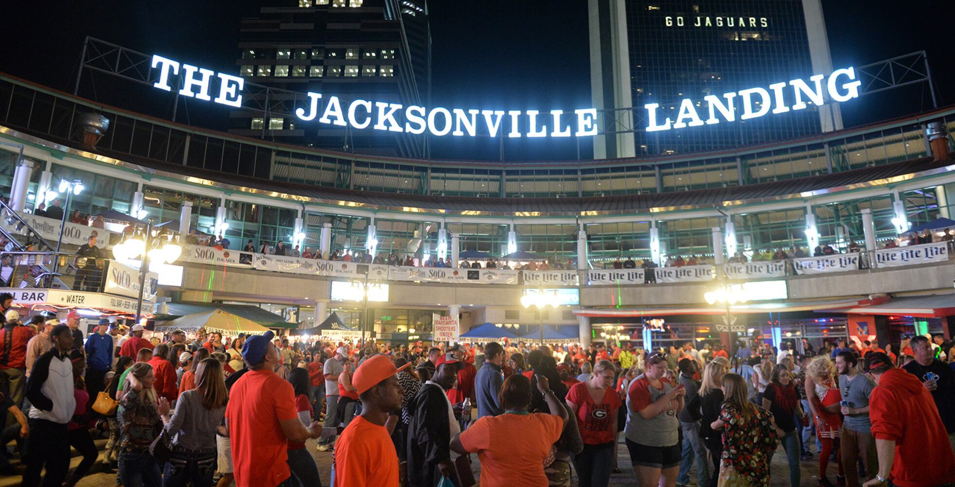 Photos: UGA fans at Jacksonville Landing through the years