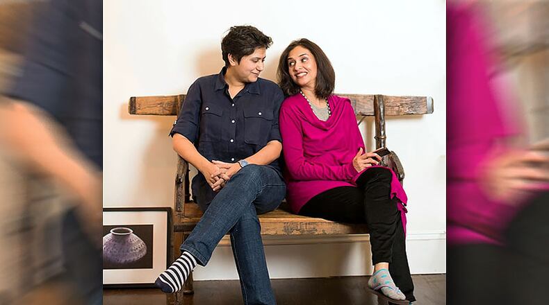 Anita Balakrishnan (left) and Nalini Mehta of Route to India found a niche in the “functional snacks” market with a snack they grew up with as children. CONTRIBUTED BY ROUTE TO INDIA