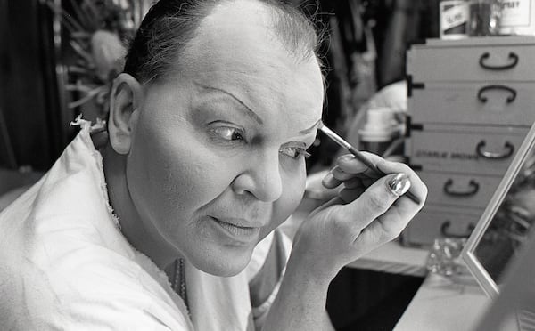 "Charlie Brown, Queen's Make Up," capturing the famed Atlanta drag queen, is included in an exhibit of Al Clayton's photography at Oglethorpe University Museum of Art through Dec. 7. (Courtesy of Oglethorpe University Museum of Art/Al Clayton Photography LLC)