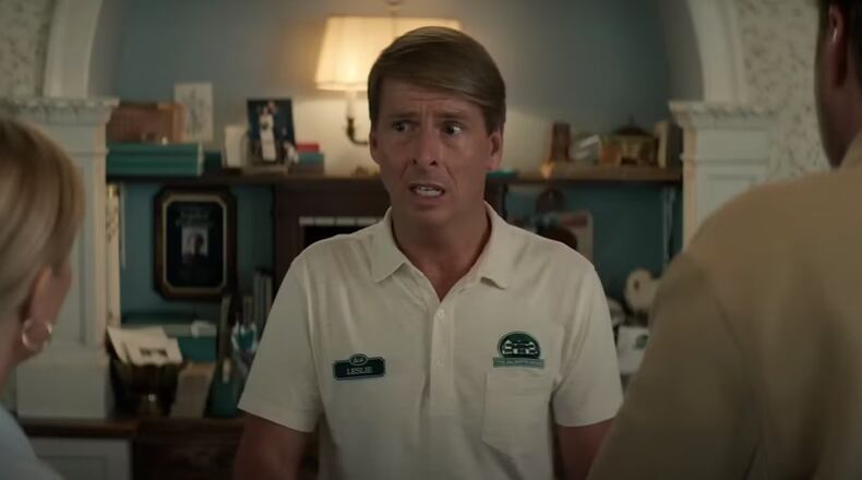 Jack McBrayer is in the Amazon comedy "You're Cordially Invited" starring Reese Witherspoon and Will Ferrell. AMAZON PRIME