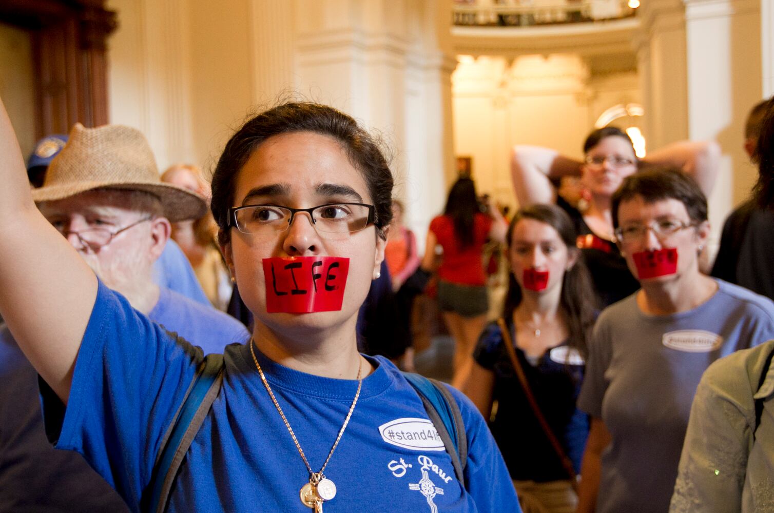 Abortion protests at Texas Capitol, 07.01.13