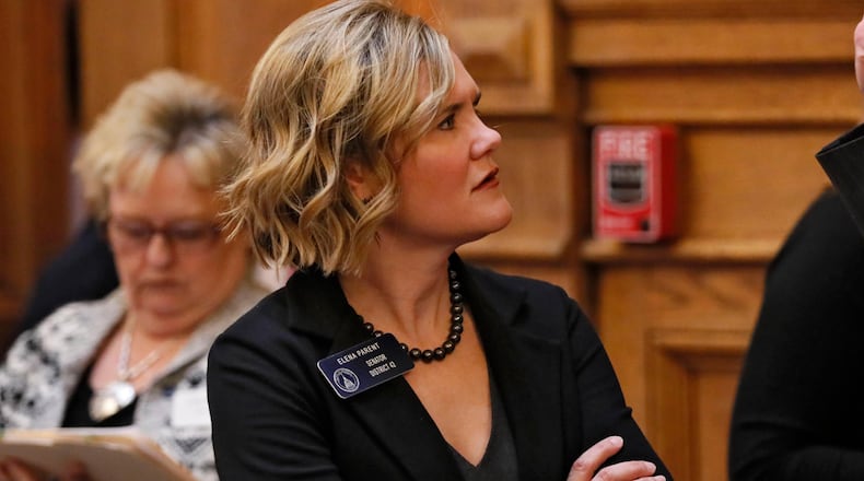 State Sen. Elena Parent, D-Atlanta, has requested police protection after posts on conservative social media said she should be killed over her participation in hearings Thursday about unsubstantiated claims of widespread voter fraud pushed by supporters of President Donald Trump. BOB ANDRES /BANDRES@AJC.COM