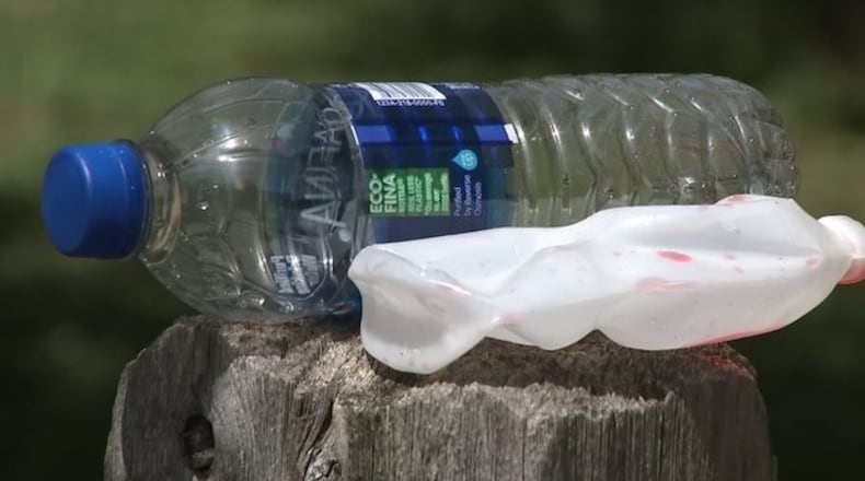 <p>Plastic bottles</p>