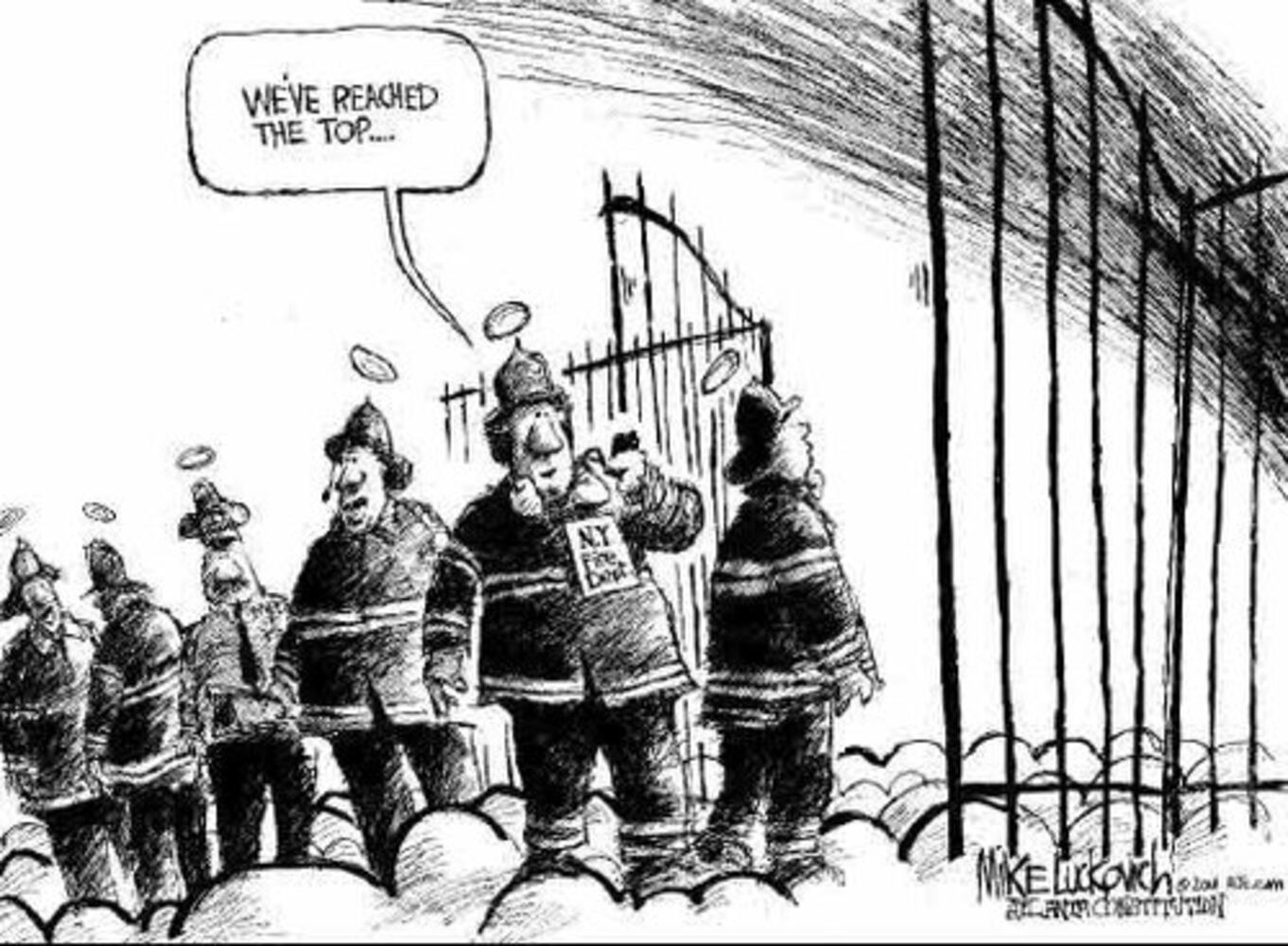 Luckovich pays tribute