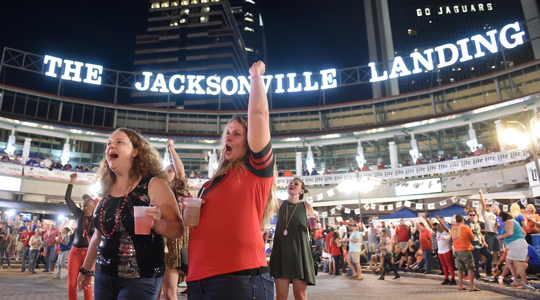 Photos: UGA fans at Jacksonville Landing through the years