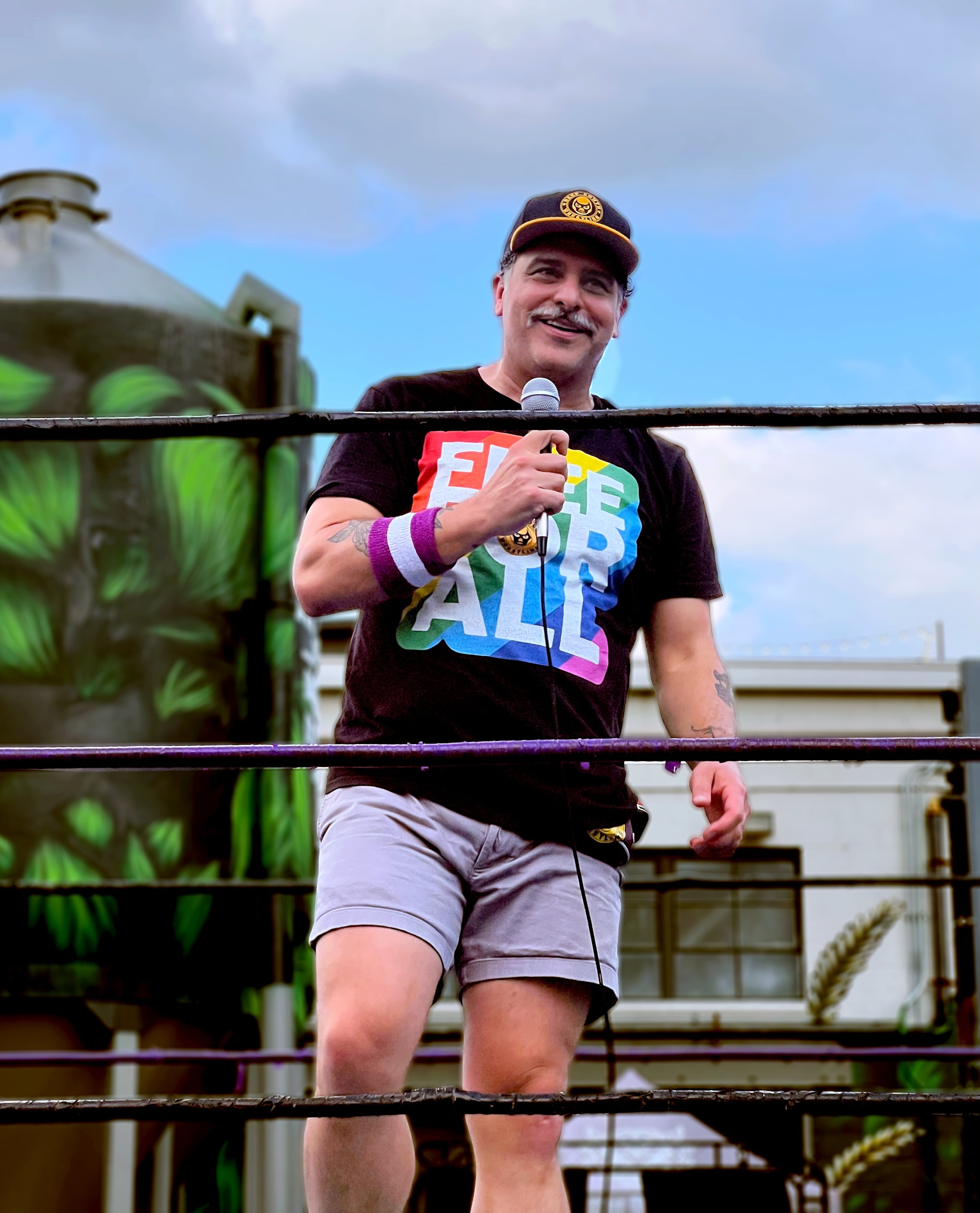 The third co-owner of Deep South Wrestling, Marty Buccafusco. (Courtesy of Deep South Wrestling)