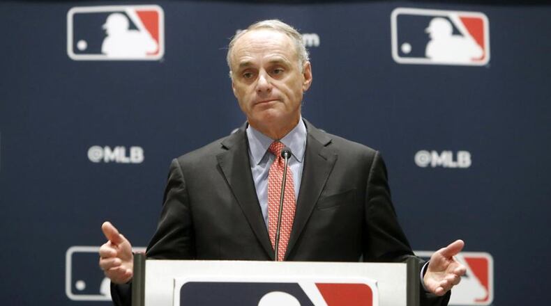 Baseball Commissioner Rob Manfred.