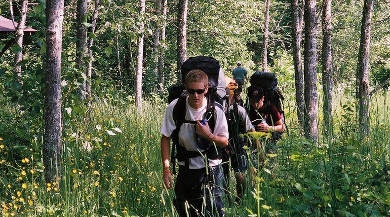 Backpacking is the main means of getting around in the federally designated wilderness that is Isle Royale National Park. The park has 165 miles of trails. (Bob Downing/Akron Beacon Journal/TNS)