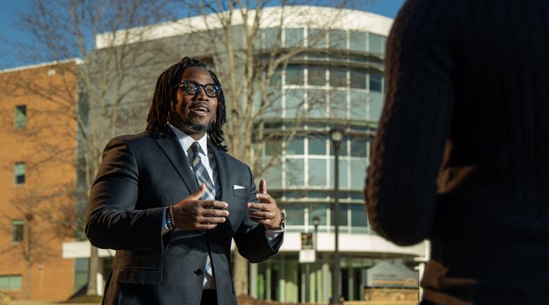KSU Education professor Tristan Glenn is recruiting for a new program designed to put more men of color into classrooms.