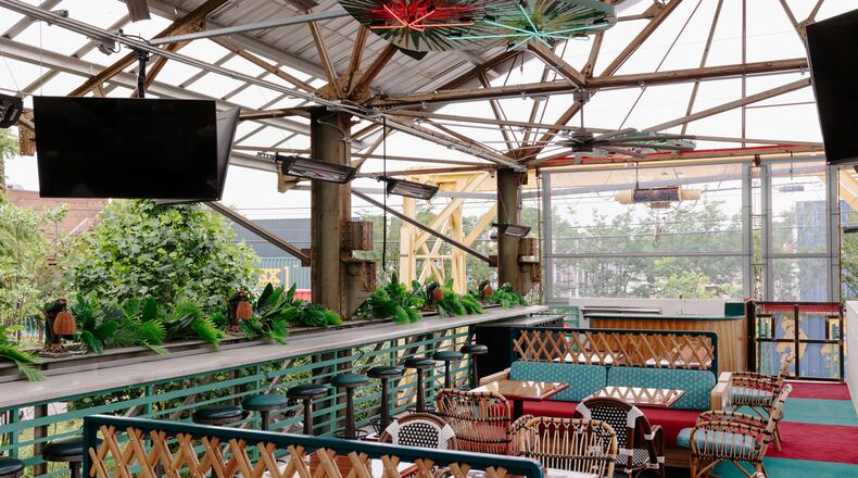 Floridaman, an outdoor bar and lounge, is located above Breaker Breaker on the Eastside Beltline. (Courtesy of Breaker Breaker)