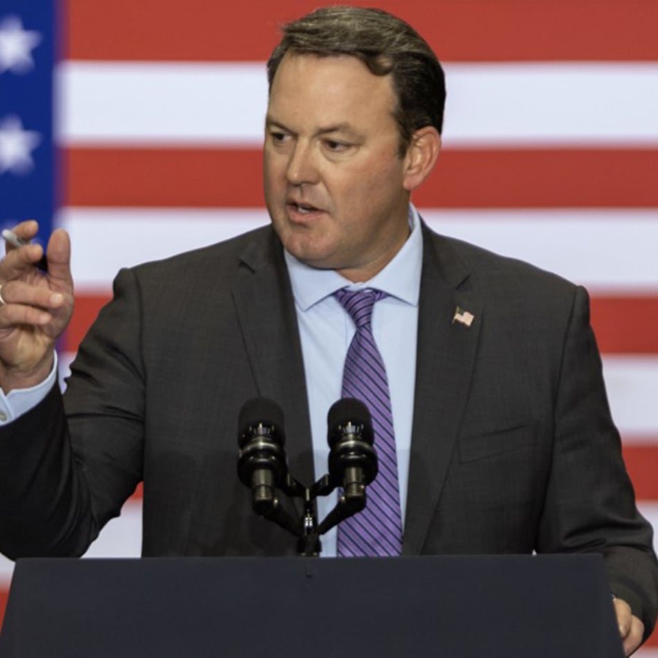Lt. Gov. Burt Jones — pictured at an August rally in Peachtree City that also featured Vice President JD Vance — appears to have scored another legal victory over gubernatorial rival Attorney General Chris Carr in their battle over campaign finance issues. (Arvin Temkar/AJC 2025)