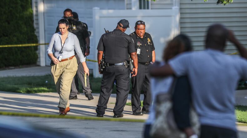 July 15, 2021: Atlanta: A man was in critical condition after he was shot Thursday morning, July 15, 2021 at a home in a southwest Atlanta neighborhood, police said. Another man was being questioned following the shooting, which happened in the 3100 block of Imperial Circle, Atlanta homicide Detective Lt. Daniel Jensen told The Atlanta Journal-Constitution. Investigators said that man is not considered a suspect at this time. (John Spink / John.Spink@ajc.com)