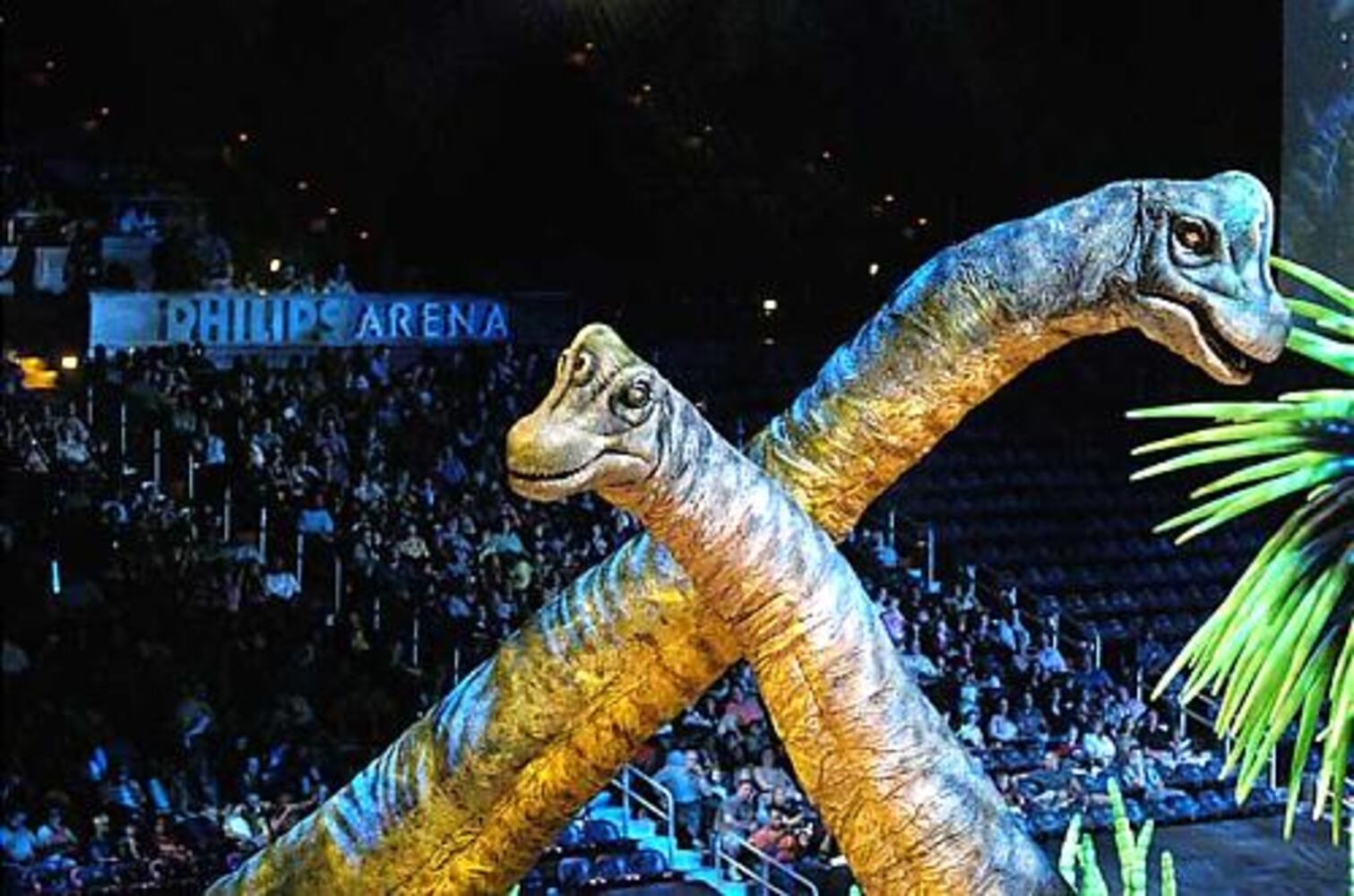 Walking with Dinosaurs' at Philips Arena