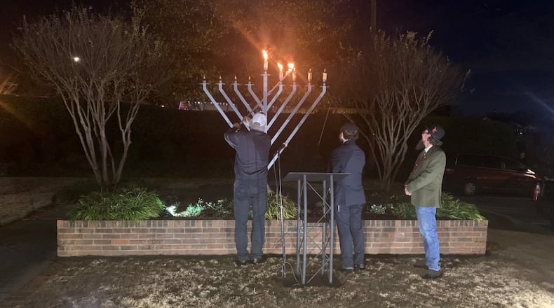 The Kennesaw Menorah Lighting will take place at 5:30 p.m. Dec. 21 at Depot Park, 2828 Cherokee St., Kennesaw. (Courtesy of Kennesaw)