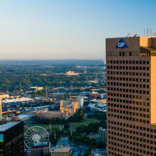 Georgia-Pacific Center in downtown Atlanta. (Courtesy Chil & Co for Georgia-Pacific)