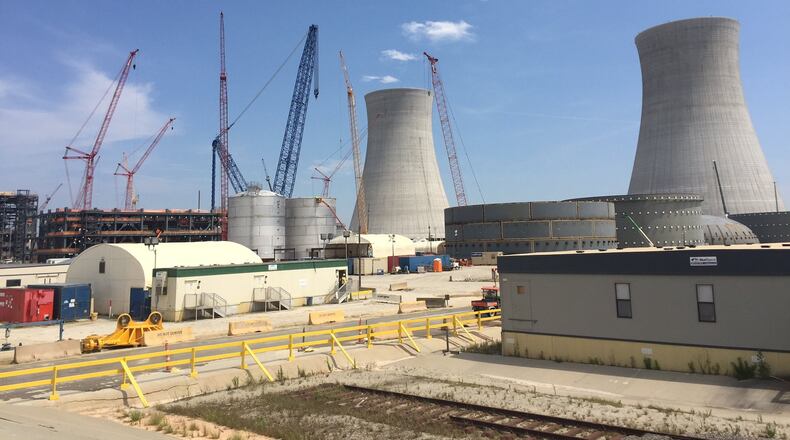 Photo from Plant Vogtle construction site on Thursday, May 11, 2016. Photo by Johnny Edwards / jedwards@ajc.com