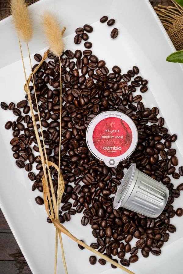 Recyclable coffee pods. Chrisman Studios/(Courtesy of Cambio Roasters)