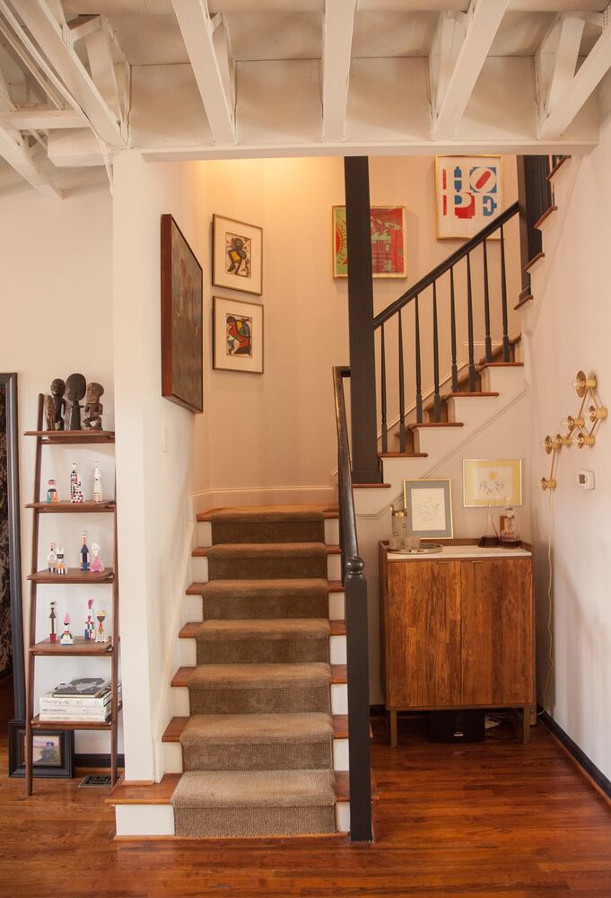 Photos: Exposed brick, loft-style space gives casual vibe to Atlanta townhome