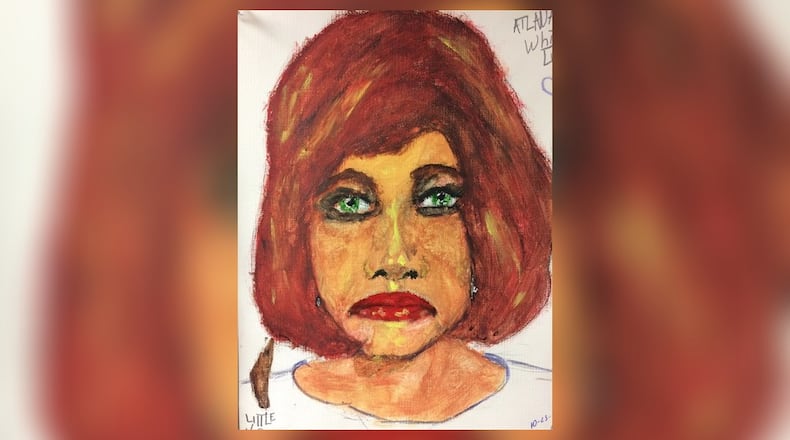 A sketch of one of confessed serial killer Samuel Little's victims. The FBI is seeking the public's help identifying the victim, who Little believes was from Griffin, Ga.