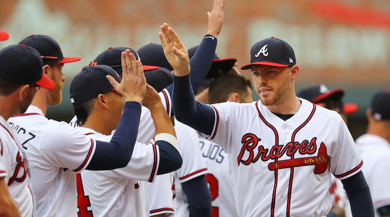 Freddie Freeman is the highest-paid player on the Braves' opening-day roster. (Curtis Compton/ccompton@ajc.com)