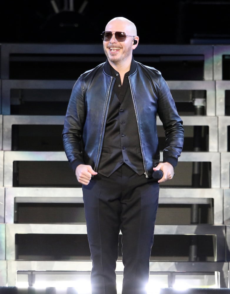 Pitbull and Iggy Azalea energized sold out Ameris Bank Amphitheatre on Thursday, October 13, 2022 on the Can't Stop Us Now Tour.
Robb Cohen for the Atlanta Journal-Constitution