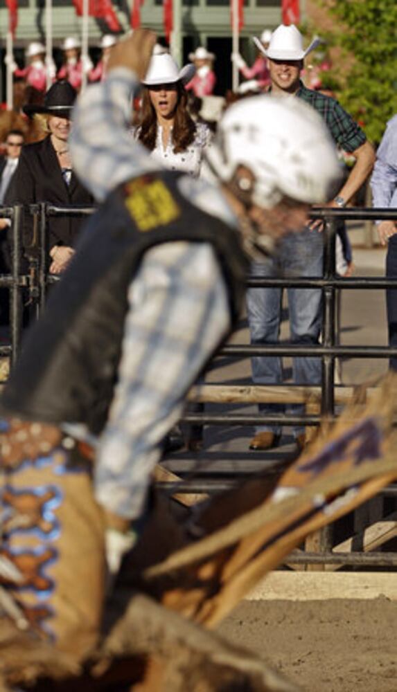 Wills and Kate gone country in Calgary