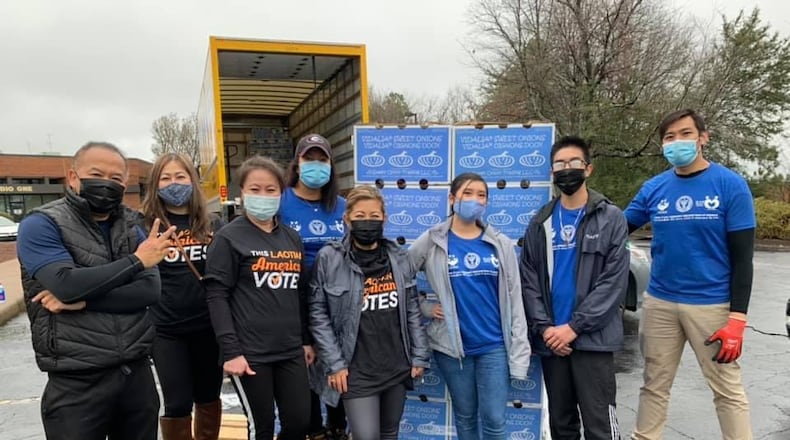 The Laotian American Society will commemorate its one-year anniversary of feeding families with a food distribution event in Norcross and three Midwestern cities on Saturday, March 27. (Courtesy of Laotian American Society)