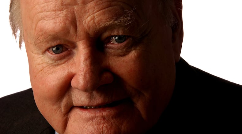 Eugene Patterson was photographed at The Atlanta Journal-Constitution in 2002.
