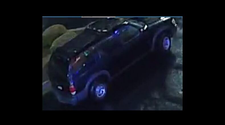 Gwinnett County police are looking for a suspect in a hit-and-run. Ramon Carrion, 46, was killed on South Norcross Tucker Road after being dragged by the vehicle shown. (Credit: Gwinnett County Police Department)