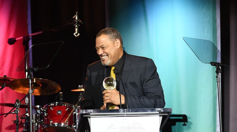 Actor Laurence Fishburne speaks during UNICEF's Evening For Children First at The Foundry At Puritan Mill on March 17, 2017 in Atlanta, Georgia. Photo by Marcus Ingram/Getty Images for UNICEF
