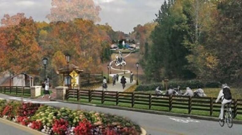 Peachtree Corners hires Pond & Company of Norcross to plan multi-use trail in Holcomb Bridge/Peachtree Corners Circle area. Courtesy of City of Peachtree Corners