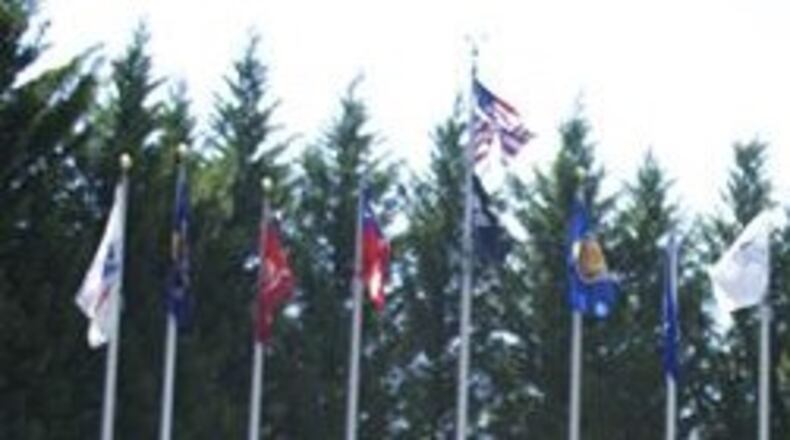 At noon May 31, a Memorial Day Ceremony will be held at the Powder Springs Veterans Memorial, 4181 Atlanta St. in front of the Powder Springs Library. (Courtesy of Powder Springs)