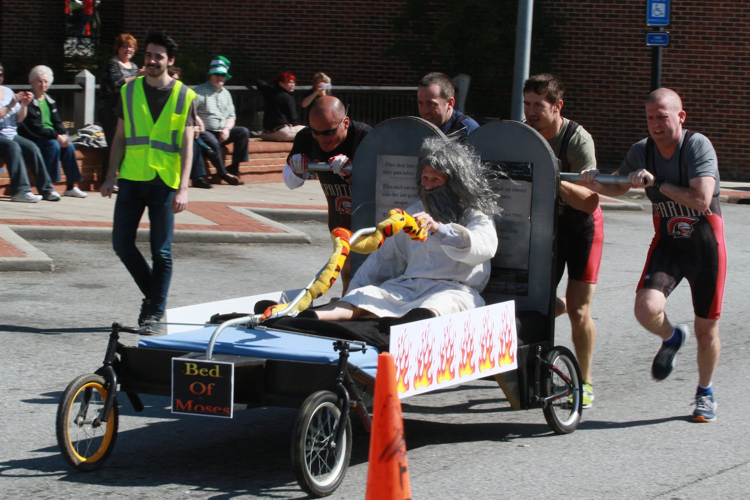 Family Promise Bed Race in Gwinnett