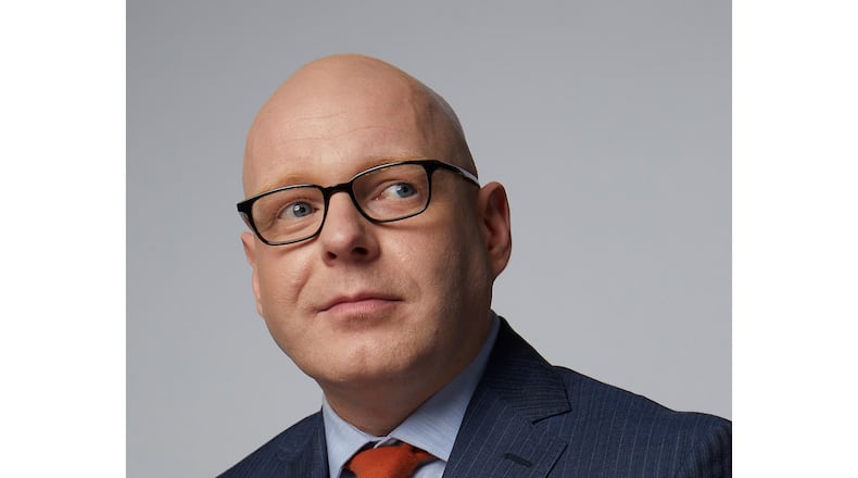 Jim Burress, 42, is local afternoon host for NPR station 90.1/WABE-FM. WABE-FM