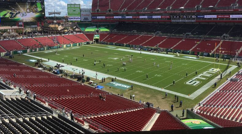 Raymond James Stadium prior to the Georgia Tech-USF game September 8, 2018.