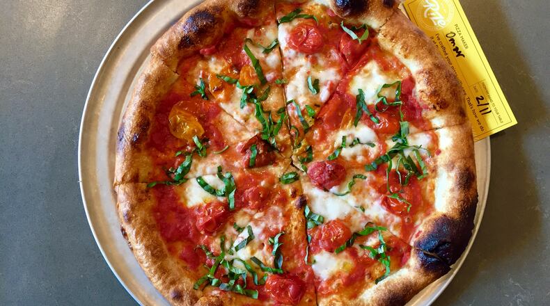 Margherita pizza at Rize Artisan Pizza + Salads in Sandy Springs. / Photo courtesy of Rize Artisan Pizza + Salads