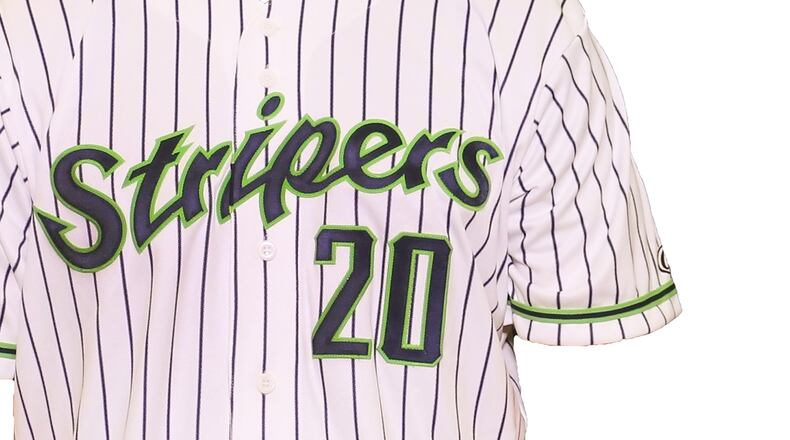 Updated Gwinnett Stripers jersey for 2020 season.