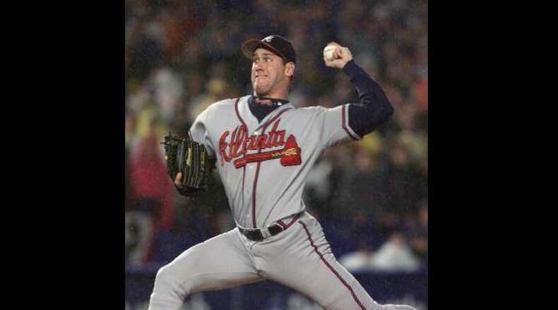 John Rocker was a member of the Atlanta Braves’ 1999 World Series team. (Credit: AJC file)