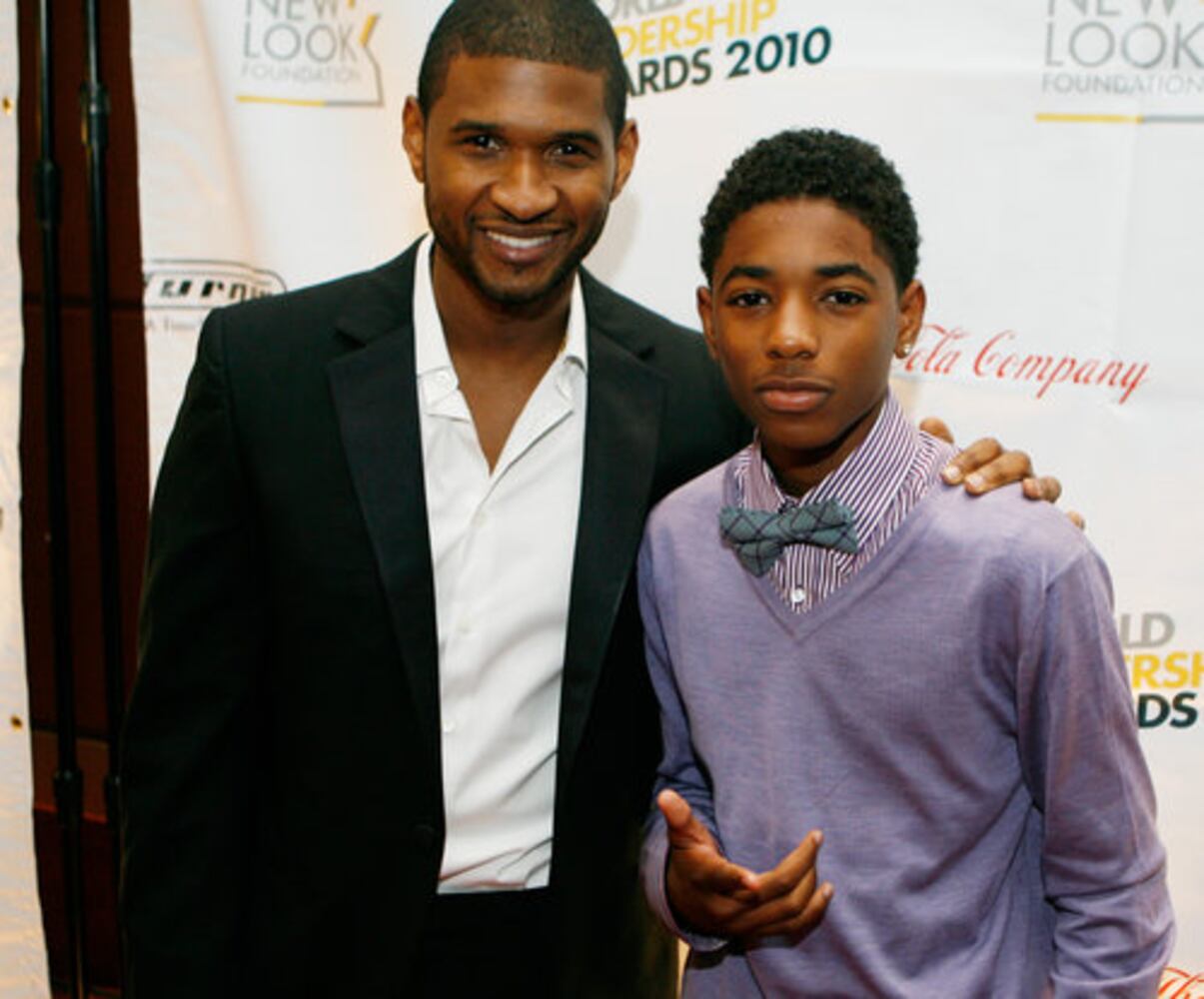 Usher, Ciara and Justin Bieber's VIP event