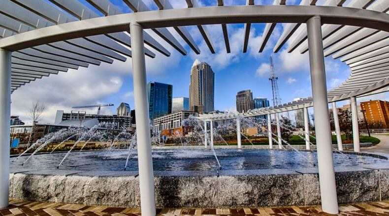 A view of Charlotte, N.C., where nonprofit group Lotus Campaign has been successfully working with landlords to place formerly homeless people into apartment housing.