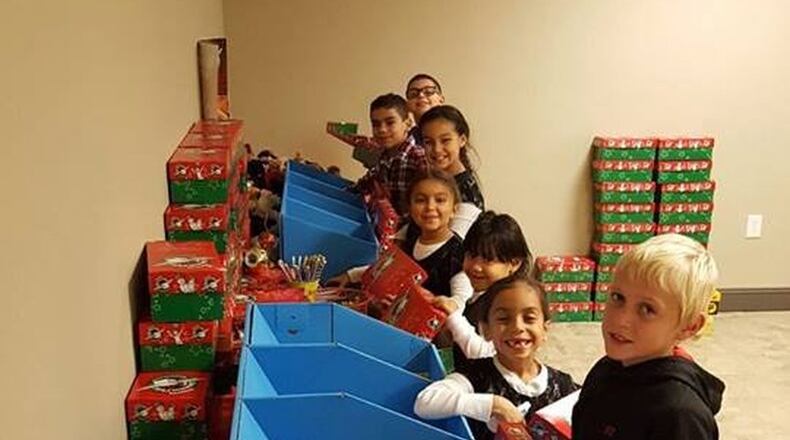 More than 1,000 boxes will be sent for needy children around the world.